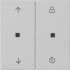 Funk-Bedienaufsatz 5492015 grau matt