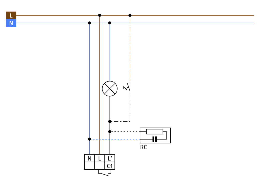 Bewegungsmelder LC-plus 280 weiß