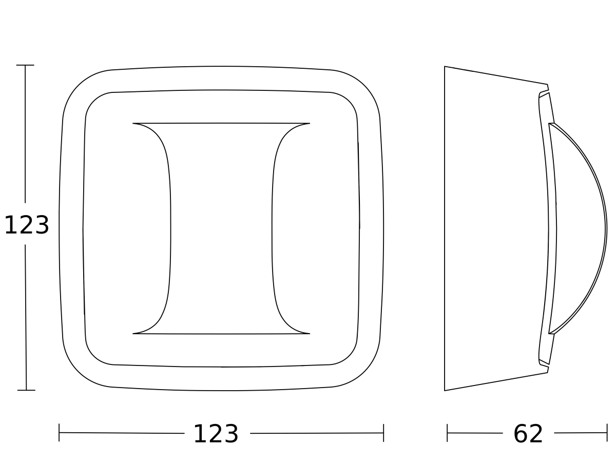 HF Präsenzmelder Hallway COM1 #086329