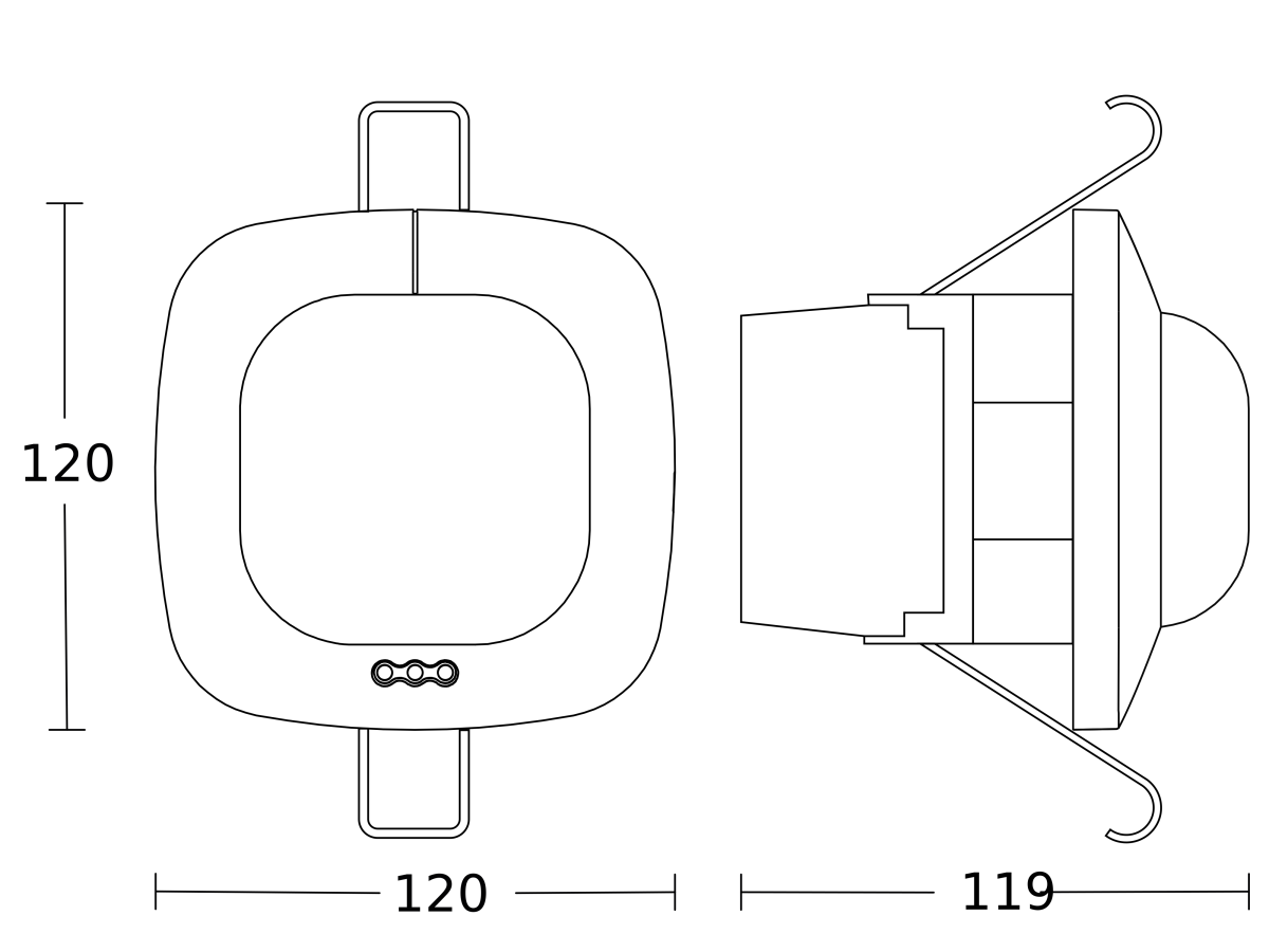 Präsenzmelder IR IR QuattroHD #088835