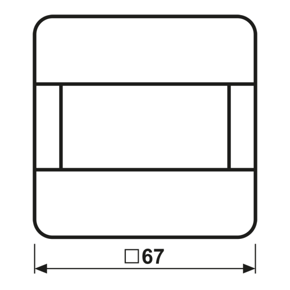 Bewegungsmeld. 1,1m platin CD 17182 PT