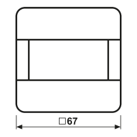 Bewegungsmeld. 1,1m platin CD 17182 PT