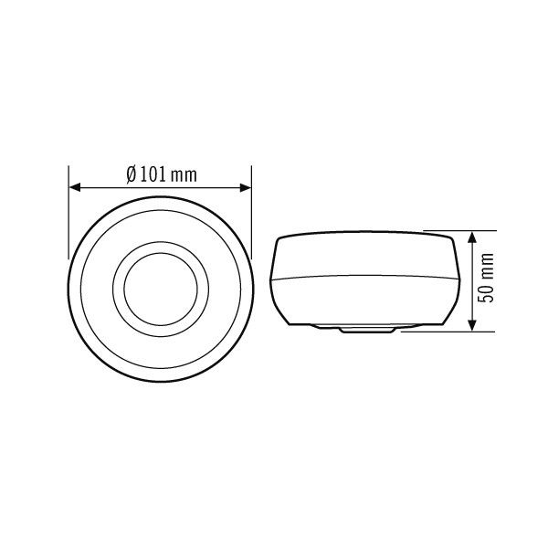 Decken-Bewegungsmelder MD360i/8 BASIC IP54