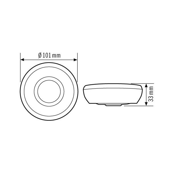 Decken-Präsenzmelder PD 360i/8 BASIC ELC