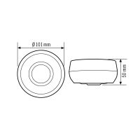 Decken-Präsenzmelder PD 360i/8 BASIC IP54