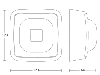 IR-Präsenzmelder IR QuattroHD #065942