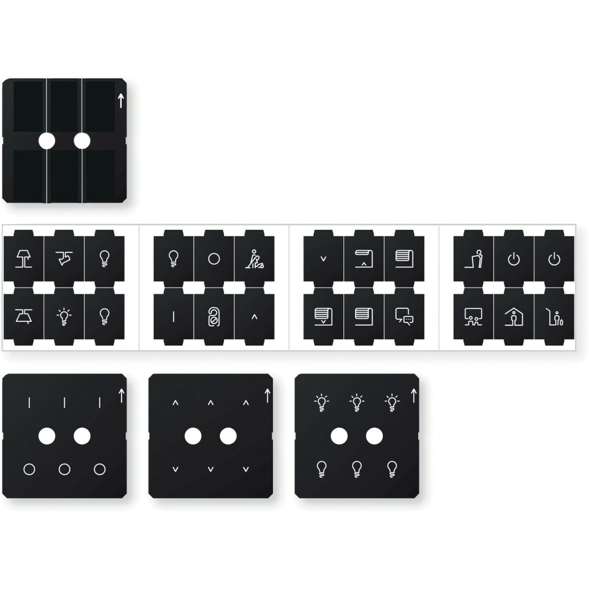 Folienset KNX Tastsensor MTN6270-0011
