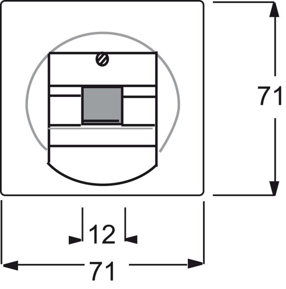 Zentralscheibe alu/si 1803-783
