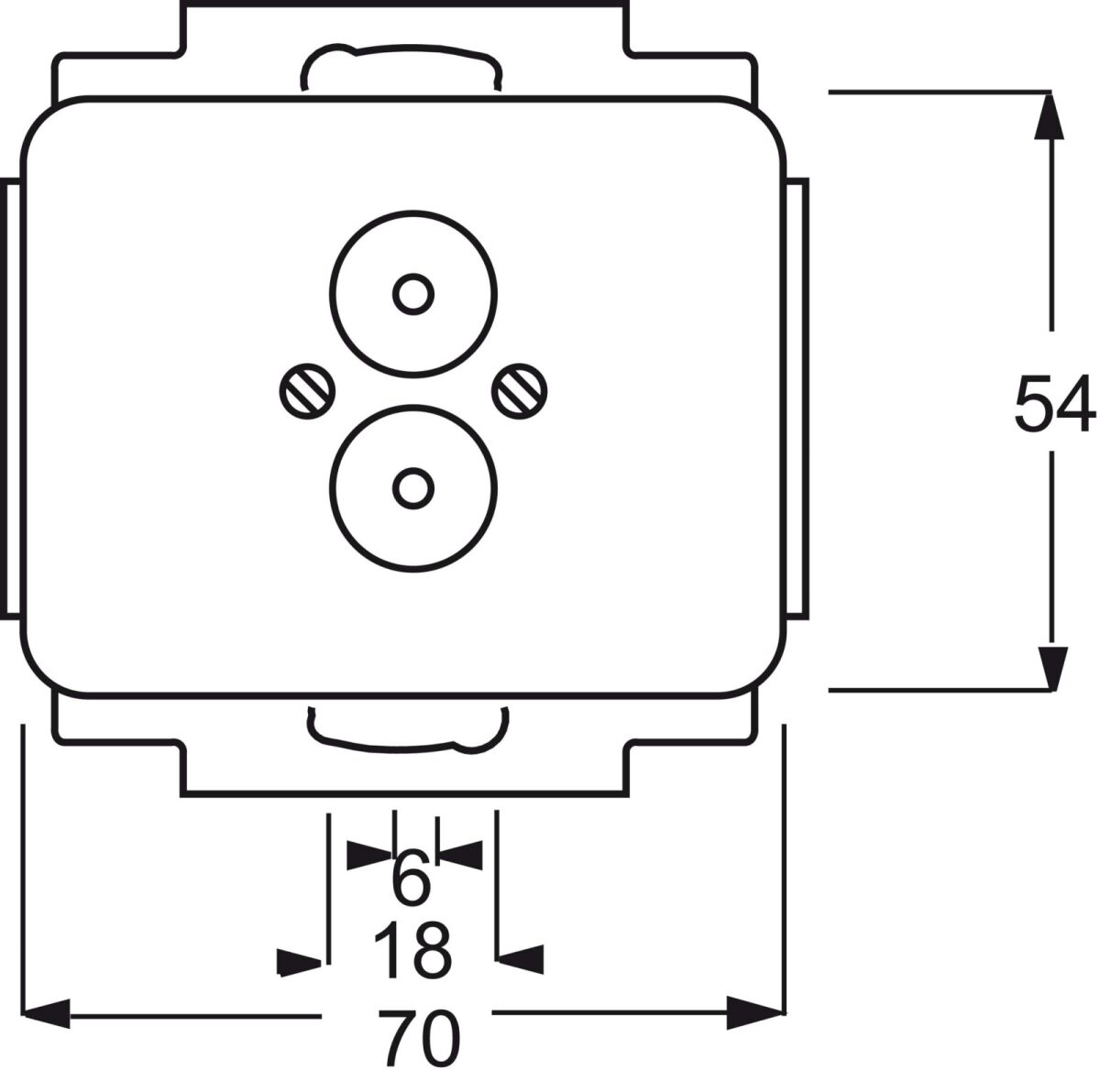 Zentralscheibe stws gl 1748-24G