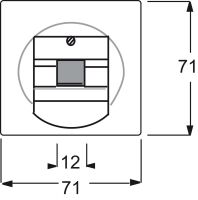 Zentralscheibe alu/si 1803-783