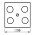 Abdeckung aws A 561-4 SAT1 WW