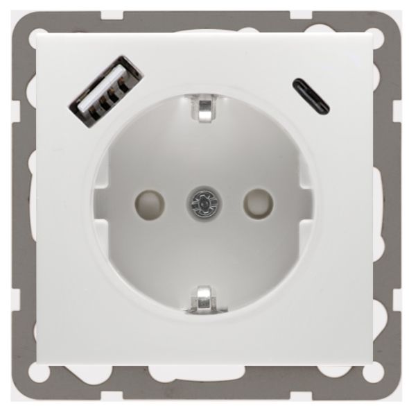 Steckdose mit USB D 6511.70 SI USB CA Steckdose mit USB D 6511.70 SI USB CA