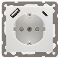 Steckdose mit USB D 11.6511.70 SIUSBCA