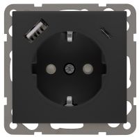 Steckdose mit USB D 6511.193 SI USB CA