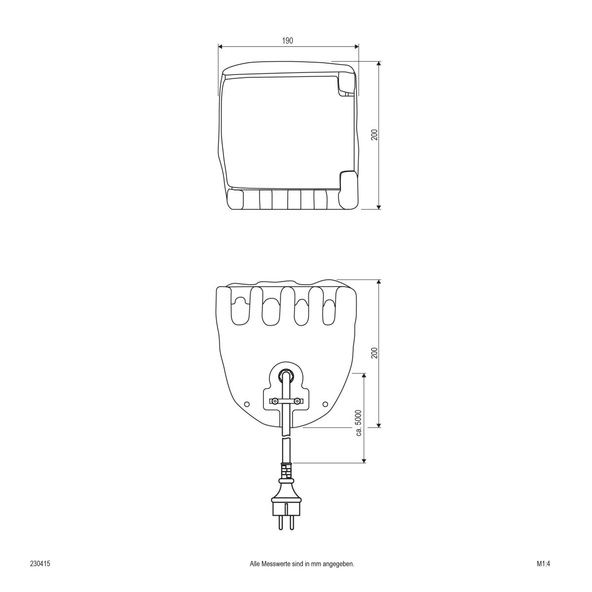 Energieverteiler 4-fach 230415