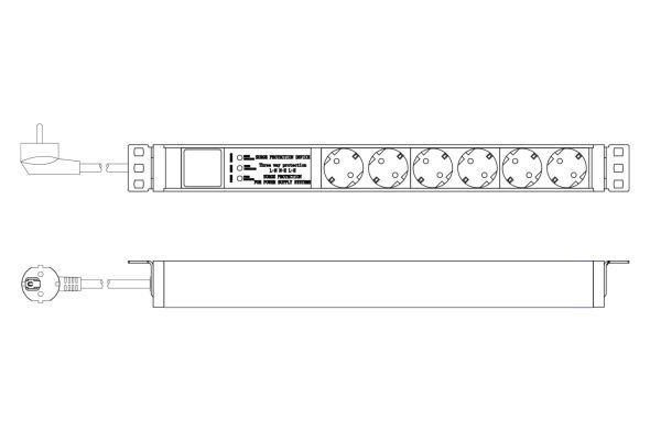 Steckdosenleiste DN-95432 Steckdosenleiste DN-95432