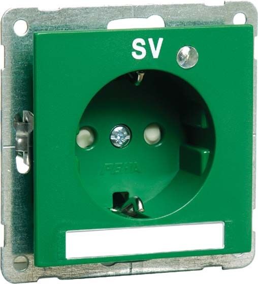 SCHUKO-Steckdose gn D 20.6611.422GLKNASV