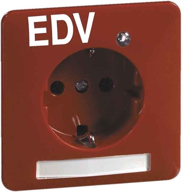 Steckdose D 80.6611 NA ROT EDV