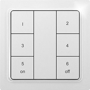Funk-6-Kanal-Taster F6T55EB-Keypad-wg Funk-6-Kanal-Taster F6T55EB-Keypad-wg