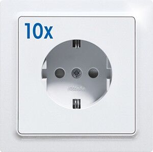Schutzkontakt-Steckdose DSS55EOR-pg VE10. Schutzkontakt-Steckdose DSS55EOR-pg VE10.