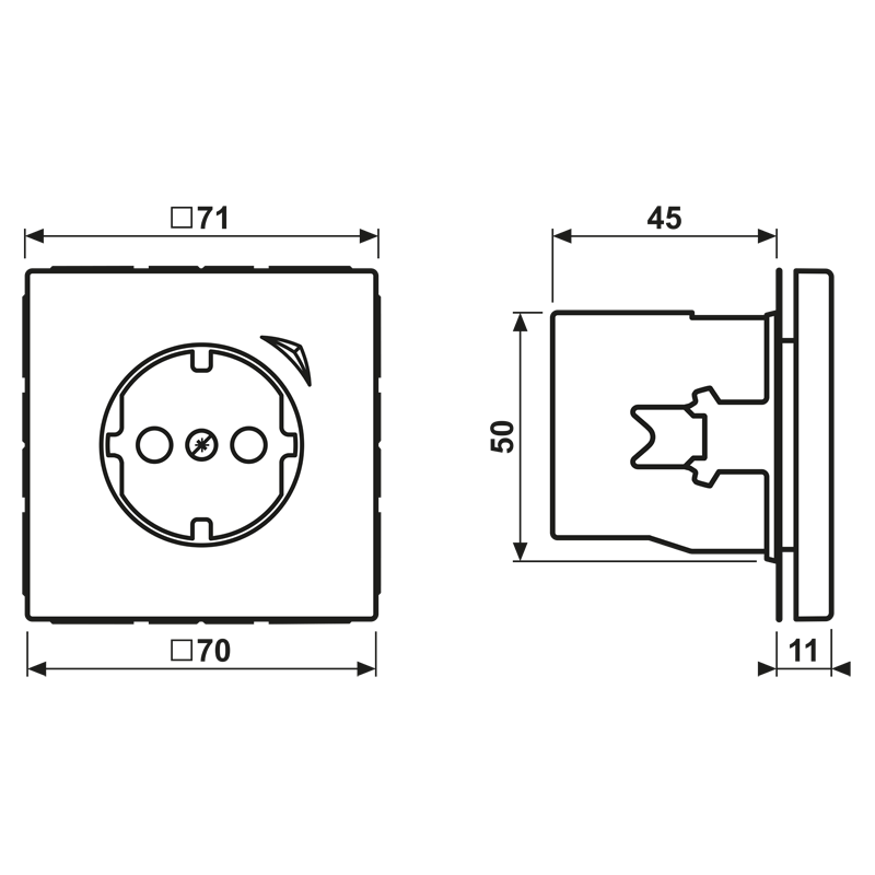 SCHUKO Steckdose BT LC 1521 S 235