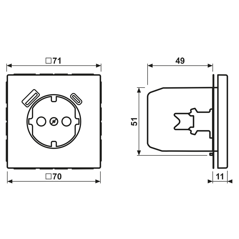 SCHUKO Steckdose LC 1520-15 CA 219