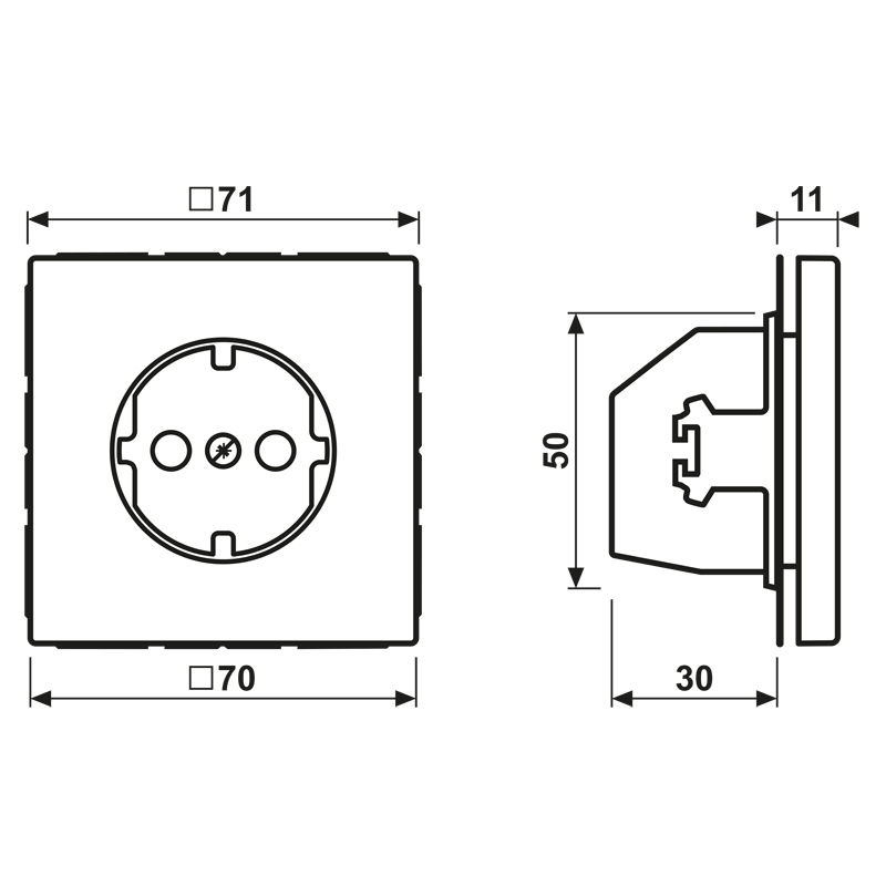 SCHUKO Steckdose LC 1520 N 237
