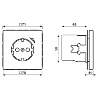 SCHUKO Steckdose BT LC 1521 SE 231