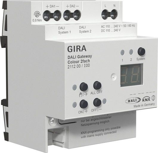 DALI Gateway Colour 2f REG 211200 DALI Gateway Colour 2f REG 211200