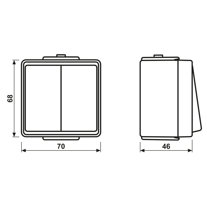 Doppeltaster 635 W