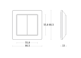 Funktaster Aufputz 084660 Funktaster Aufputz 084660
