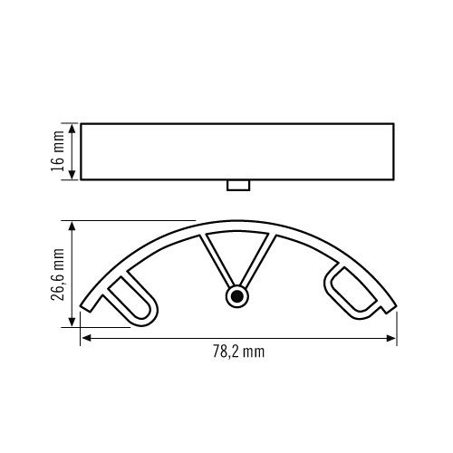 Befestigung BASIC SPACER WH