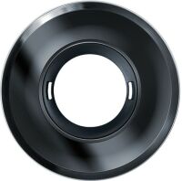Abdeckung FLATCOVERGLASS RD BK
