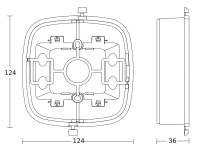 Aufputz-Adapter 082031