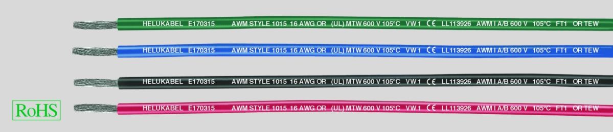 HEL UL-Style 1015 AWG16 UL-Style1015AWG16dbl Schnittlänge HEL UL-Style 1015 AWG16 UL-Style1015AWG16dbl Schnittlänge