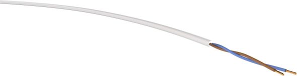 H03VV-F 2x0,5 ws  Schnittlänge