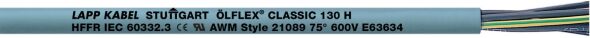 Ölflex Classic 130 H 1123068 3X1,0mm² Schnittlänge