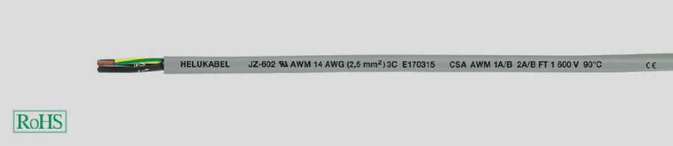 HEL JZ-602 3xAWG 12 (3G4 HEL JZ-602 3xAWG 12 (3G4