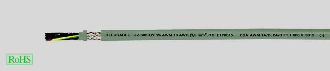 HEL OZ-602-CY 2xAWG 16 2