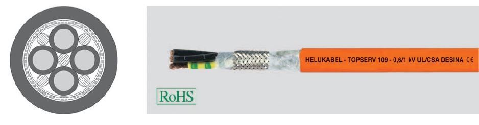 HEL T 109 4G50 Motor,Servo Schnittlänge HEL T 109 4G50 Motor,Servo Schnittlänge