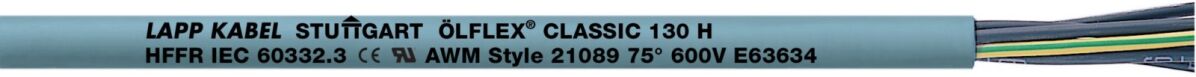 Ölflex Classic 130 H 1123068 3X1,0mm² Schnittlänge