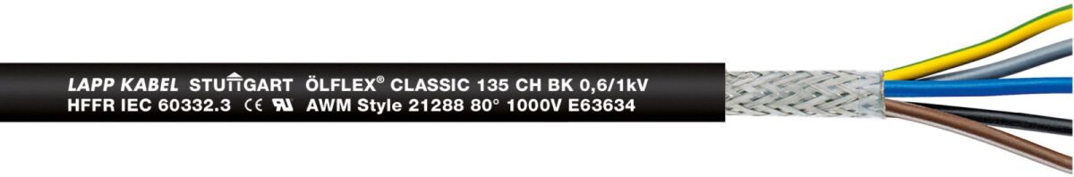 ÖLFLEX CLASSIC 135 CH BK 1123476 ÖLFLEX CLASSIC 135 CH BK 1123476