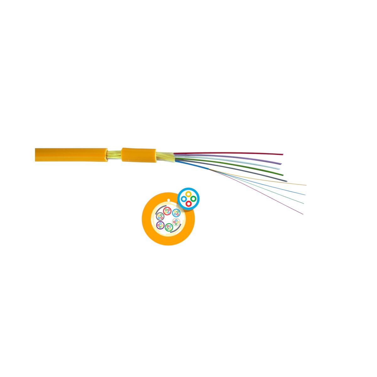 Opt.Kabel 2 km OSK24-250/2000