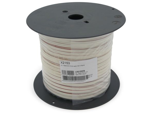 LS-Kabel 2x1,5 mm LS215WS LS-Kabel 2x1,5 mm LS215WS