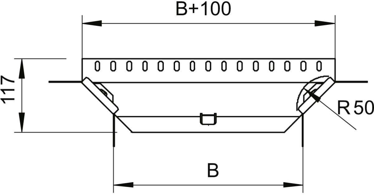 Anbau-Abzweigstück RAA 130 FS