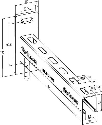 Auslegerkonsole ALK 37-300
