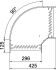 Bogen 90 Grad RB 90 130 FT