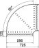 Bogen 90 Grad RB 90 160 FT