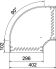 Bogen 90 Grad RB 90 330 FS