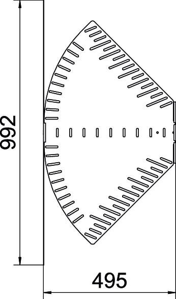 Bogen, winkelverstellbar RB W 650 FT